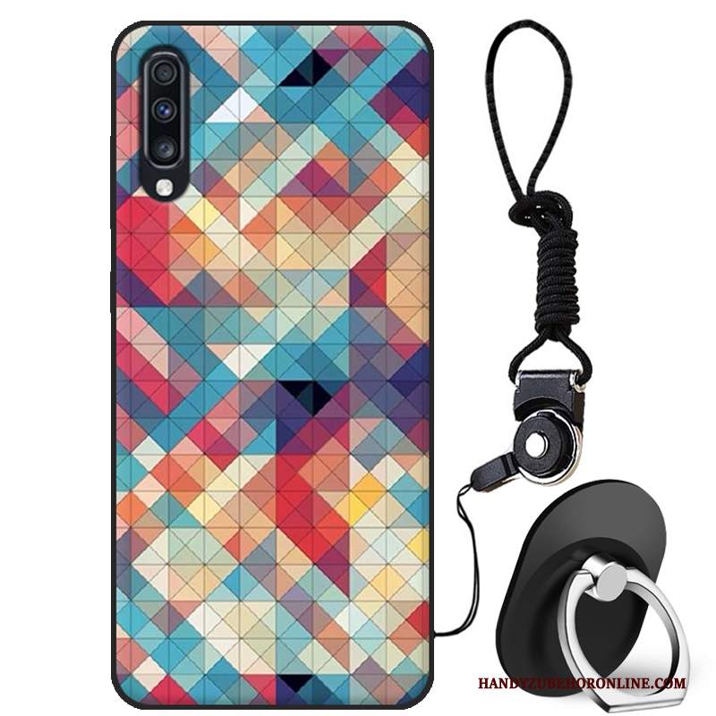 Custodia Samsung Galaxy A70 Silicone Marchio Di Tendenza Di Personalità, Cover Samsung Galaxy A70 Creativo Tutto Incluso Anti-caduta