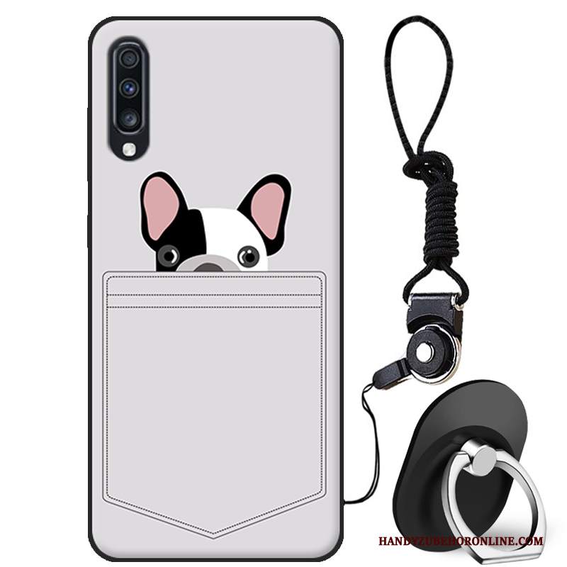 Custodia Samsung Galaxy A70 Silicone Marchio Di Tendenza Di Personalità, Cover Samsung Galaxy A70 Creativo Tutto Incluso Anti-caduta