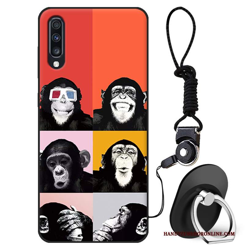 Custodia Samsung Galaxy A70 Silicone Marchio Di Tendenza Di Personalità, Cover Samsung Galaxy A70 Creativo Tutto Incluso Anti-caduta