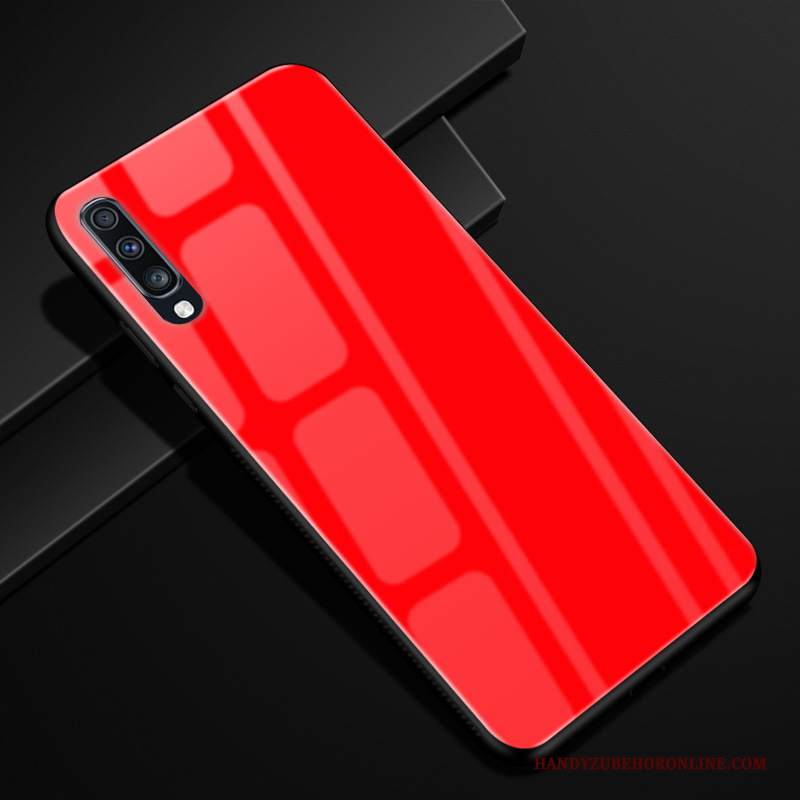 Custodia Samsung Galaxy A70 Silicone Morbido Vetro, Cover Samsung Galaxy A70 Protezione Nerotelefono