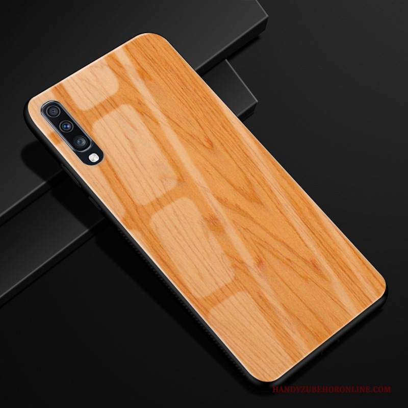 Custodia Samsung Galaxy A70 Silicone Morbido Vetro, Cover Samsung Galaxy A70 Protezione Nerotelefono