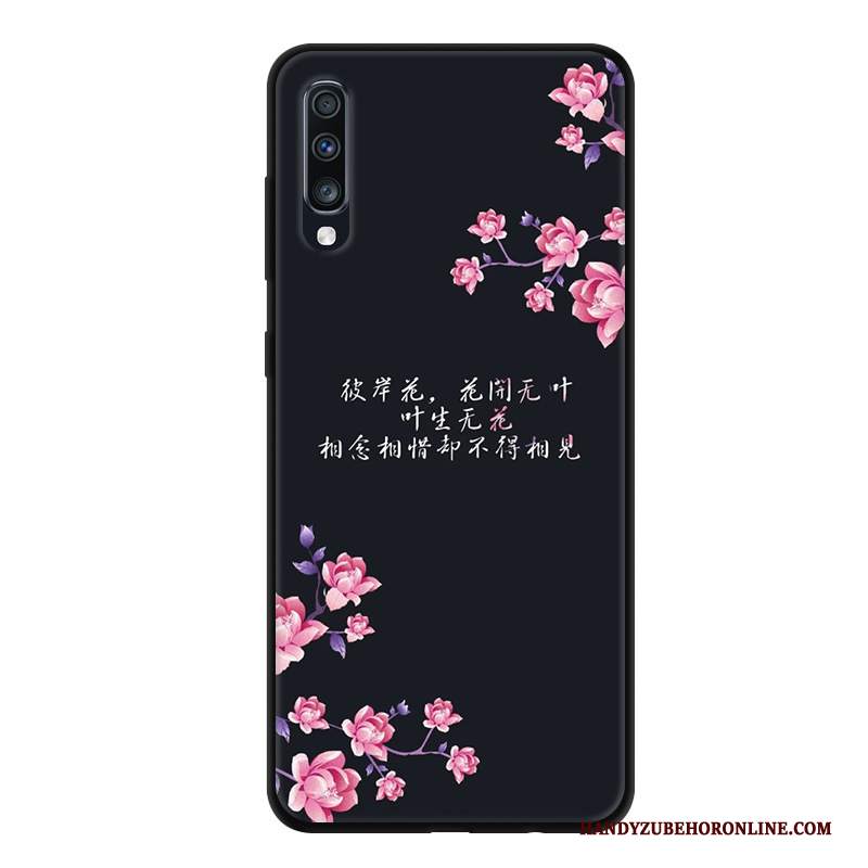 Custodia Samsung Galaxy A70 Silicone Morbidotelefono, Cover Samsung Galaxy A70 Protezione Anti-caduta Macchiati