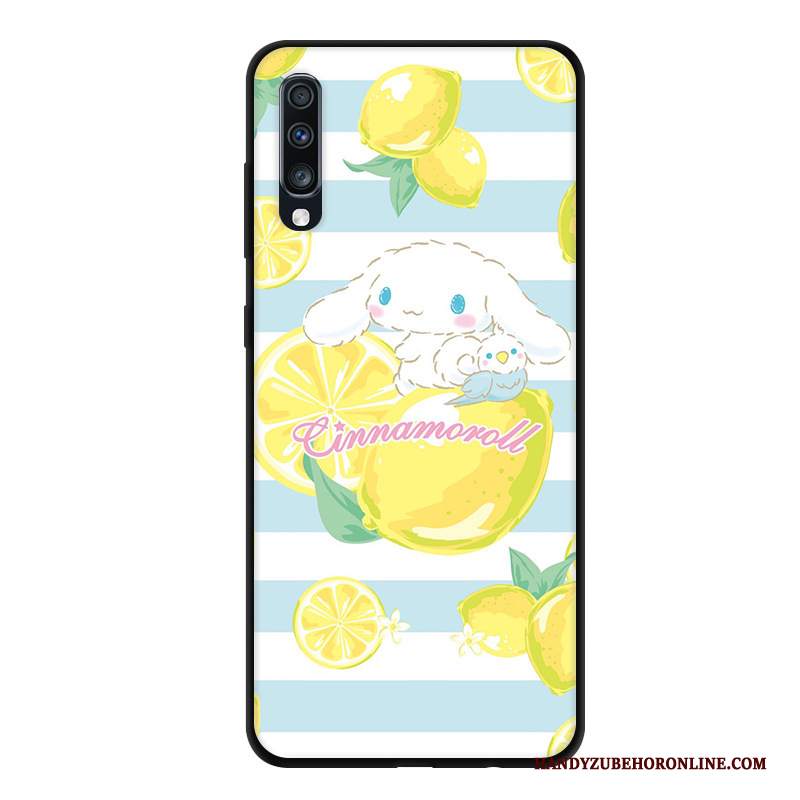 Custodia Samsung Galaxy A70 Silicone Morbidotelefono, Cover Samsung Galaxy A70 Protezione Anti-caduta Macchiati