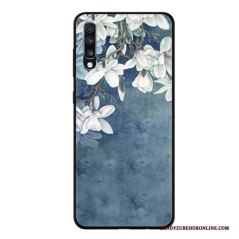 Custodia Samsung Galaxy A70 Silicone Morbidotelefono, Cover Samsung Galaxy A70 Protezione Anti-caduta Macchiati