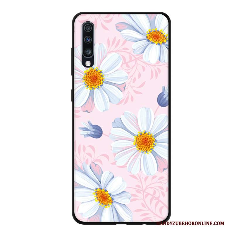 Custodia Samsung Galaxy A70 Silicone Morbidotelefono, Cover Samsung Galaxy A70 Protezione Anti-caduta Macchiati