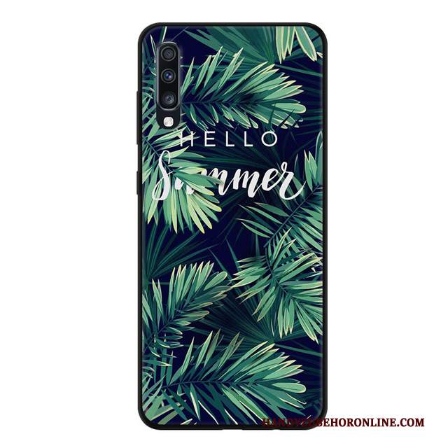 Custodia Samsung Galaxy A70 Silicone Morbidotelefono, Cover Samsung Galaxy A70 Protezione Anti-caduta Macchiati