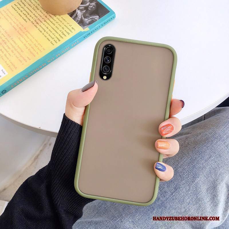 Custodia Samsung Galaxy A70s Creativo Macchiati Semplici, Cover Samsung Galaxy A70s Protezione Tutto Incluso Trasparente