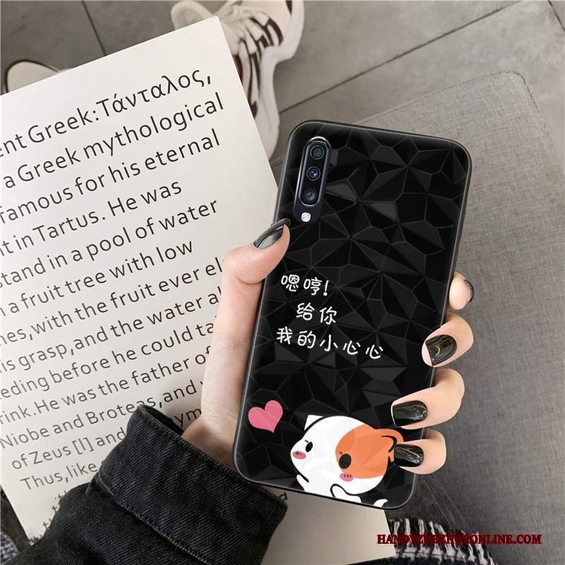 Custodia Samsung Galaxy A70s Creativo Rosatelefono, Cover Samsung Galaxy A70s Protezione Tendenza Forma Del Diamante