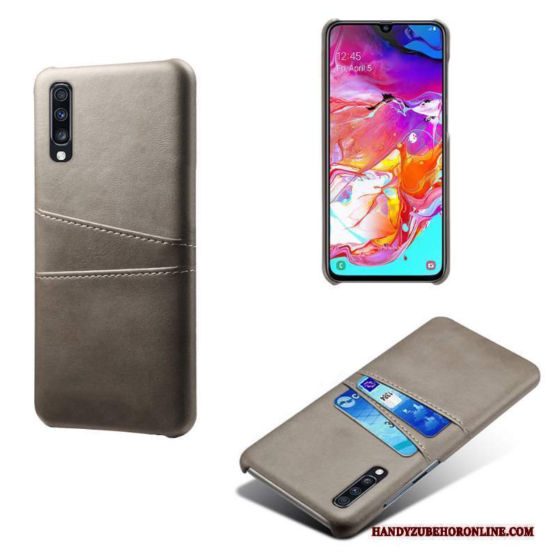 Custodia Samsung Galaxy A70s Pelle Di Personalità Anti-caduta, Cover Samsung Galaxy A70s Protezione Qualità Carta