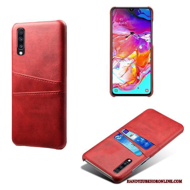 Custodia Samsung Galaxy A70s Pelle Di Personalità Anti-caduta, Cover Samsung Galaxy A70s Protezione Qualità Carta