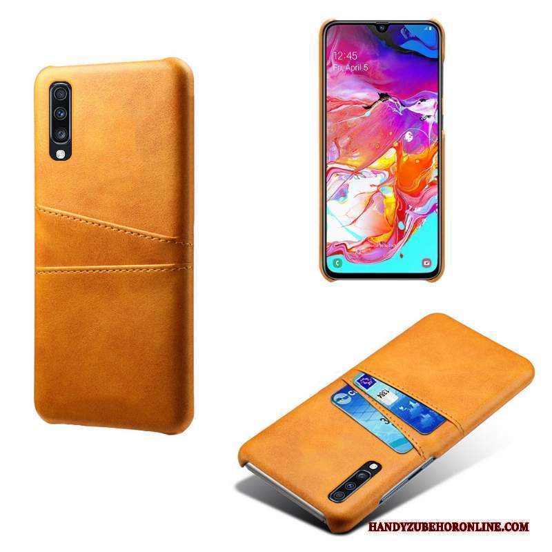 Custodia Samsung Galaxy A70s Pelle Di Personalità Anti-caduta, Cover Samsung Galaxy A70s Protezione Qualità Carta