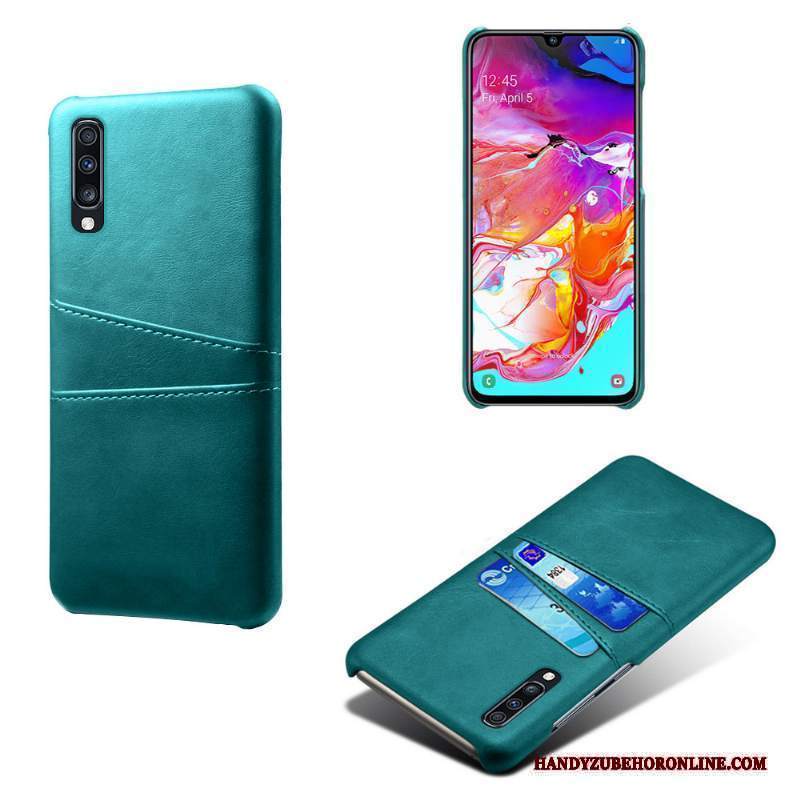 Custodia Samsung Galaxy A70s Pelle Di Personalità Anti-caduta, Cover Samsung Galaxy A70s Protezione Qualità Carta