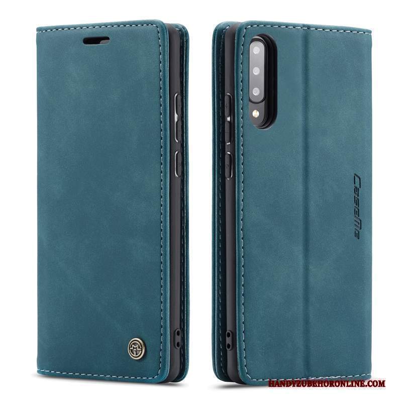 Custodia Samsung Galaxy A70s Pelle Piegare Tempra, Cover Samsung Galaxy A70s Folio Telefono Affari