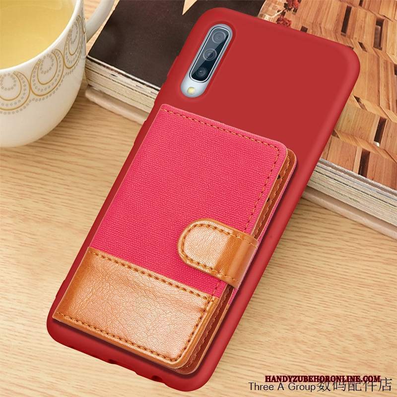 Custodia Samsung Galaxy A70s Portafoglio Morbidotelefono, Cover Samsung Galaxy A70s Creativo Blu Chiaro Carta