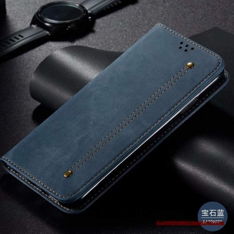 Custodia Samsung Galaxy A70s Protezione Blu Pellicola Protettiva, Cover Samsung Galaxy A70s Folio Telefono Tempra