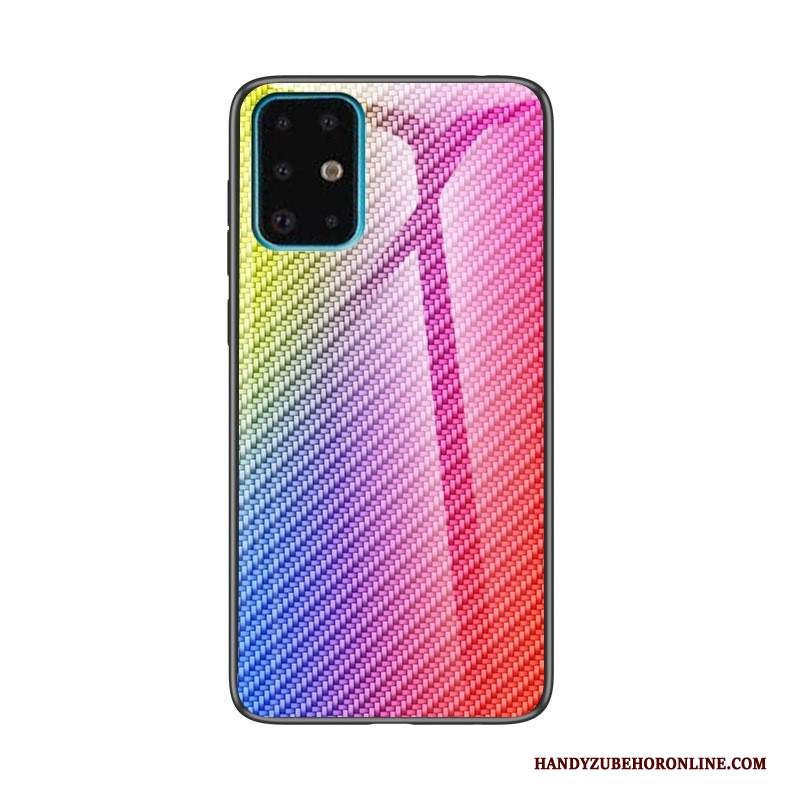 Custodia Samsung Galaxy A71 Colore Difficile Fibra, Cover Samsung Galaxy A71 Telefono Modello