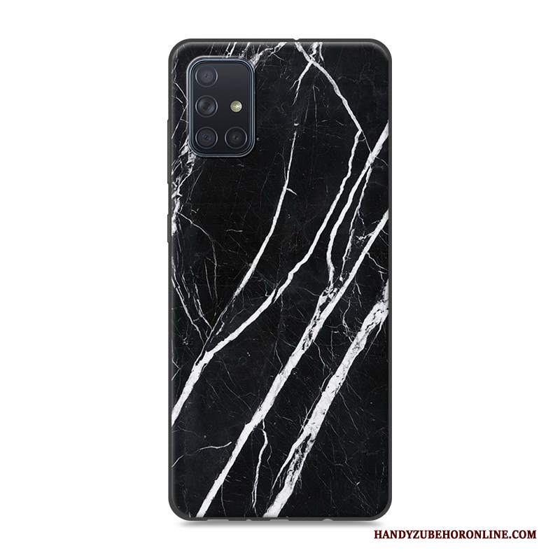 Custodia Samsung Galaxy A71 Colore Modello Grigio, Cover Samsung Galaxy A71 Silicone Grandetelefono