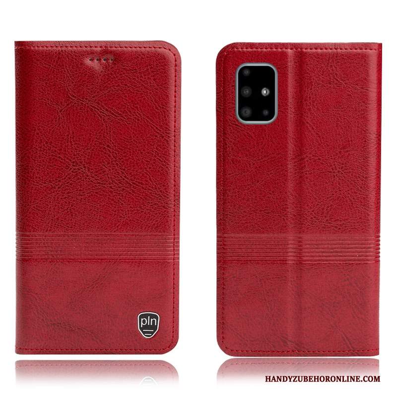 Custodia Samsung Galaxy A71 Pelle Modello Anti-caduta, Cover Samsung Galaxy A71 Folio Telefono Tutto Incluso