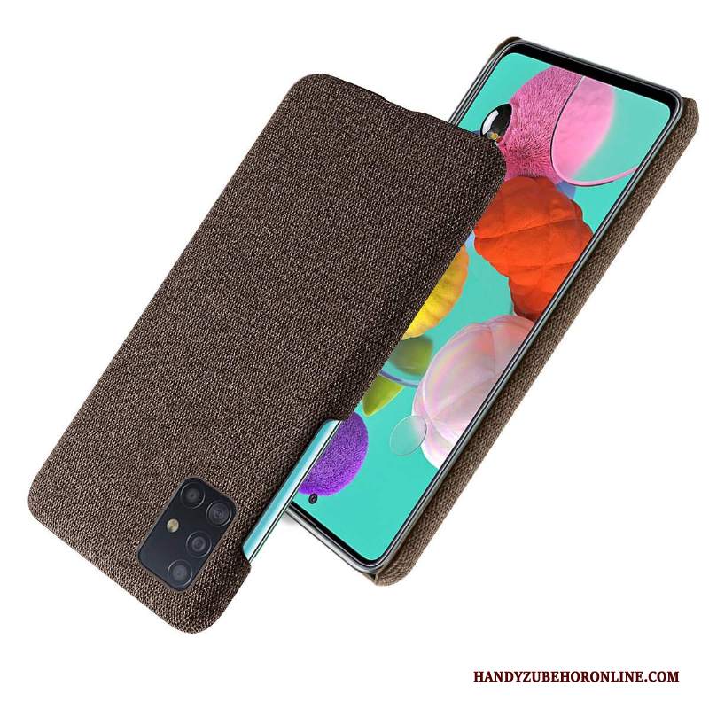 Custodia Samsung Galaxy A71 Protezione Anti-caduta Marchio Di Tendenza, Cover Samsung Galaxy A71 Personalizzatelefono