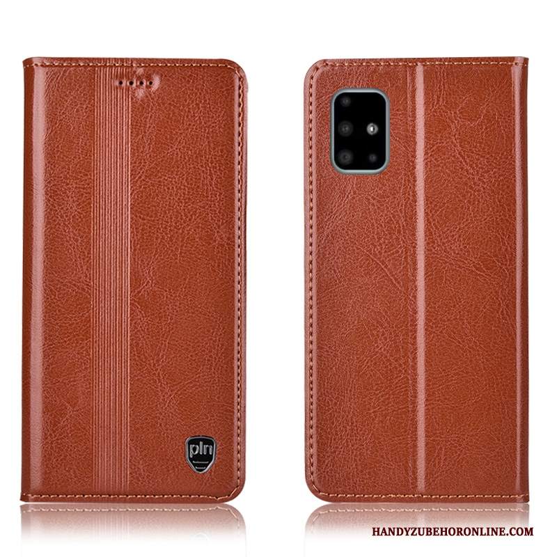 Custodia Samsung Galaxy A71 Protezione Anti-caduta Tutto Incluso, Cover Samsung Galaxy A71 Pelle Telefono