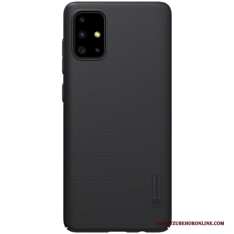 Custodia Samsung Galaxy A71 Protezione Leggere Macchiati, Cover Samsung Galaxy A71 Telefono Nero