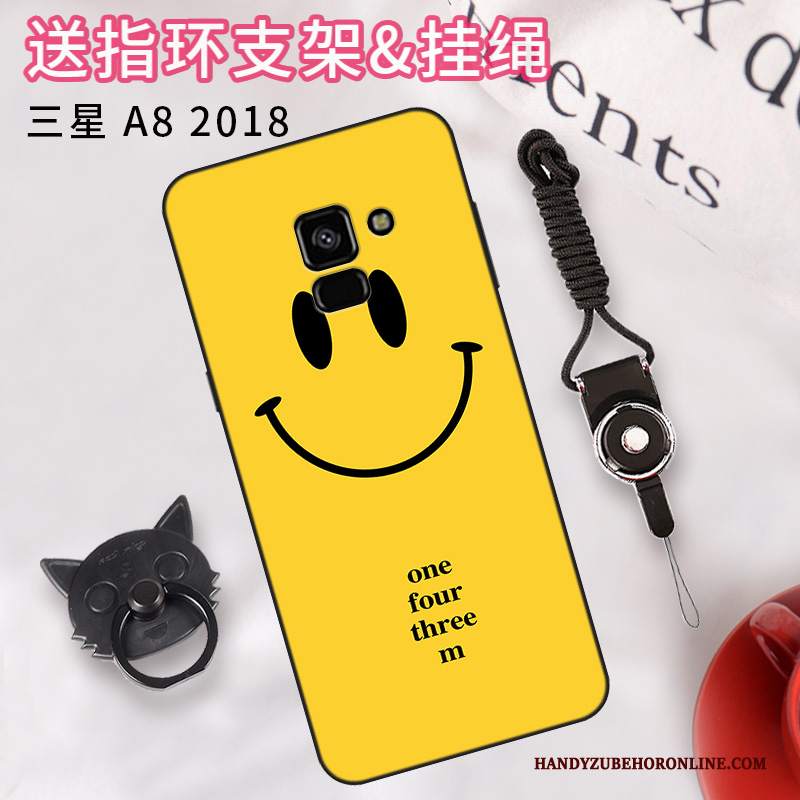 Custodia Samsung Galaxy A8 2018 Colore Tendenzatelefono, Cover Samsung Galaxy A8 2018 Protezione Semplici Anti-caduta