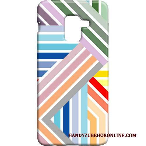 Custodia Samsung Galaxy A8 2018 Protezione Macchiati Modello, Cover Samsung Galaxy A8 2018 Strisciatelefono