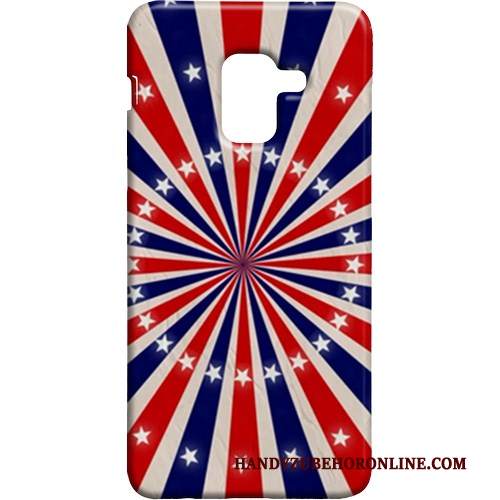 Custodia Samsung Galaxy A8 2018 Protezione Macchiati Modello, Cover Samsung Galaxy A8 2018 Strisciatelefono