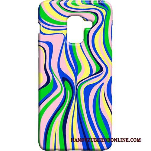 Custodia Samsung Galaxy A8 2018 Protezione Macchiati Modello, Cover Samsung Galaxy A8 2018 Strisciatelefono