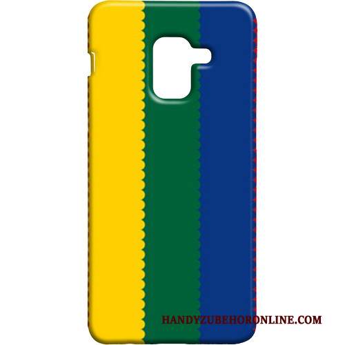 Custodia Samsung Galaxy A8 2018 Protezione Macchiati Modello, Cover Samsung Galaxy A8 2018 Strisciatelefono