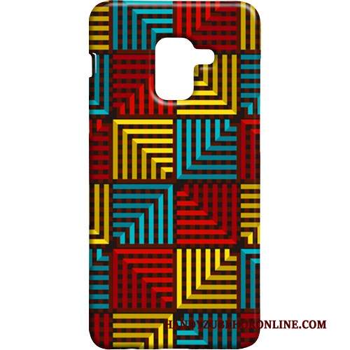 Custodia Samsung Galaxy A8 2018 Protezione Macchiati Modello, Cover Samsung Galaxy A8 2018 Strisciatelefono