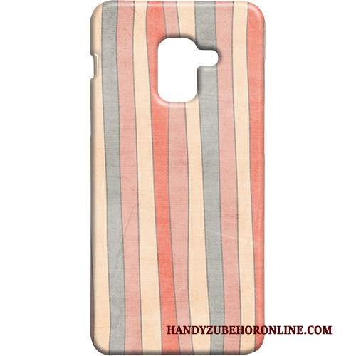 Custodia Samsung Galaxy A8 2018 Protezione Macchiati Modello, Cover Samsung Galaxy A8 2018 Strisciatelefono