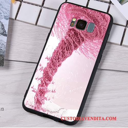 Custodia Samsung Galaxy A8 Cartone Animato Bello Rosa, Cover Samsung Galaxy A8 Protezione Morbidotelefono