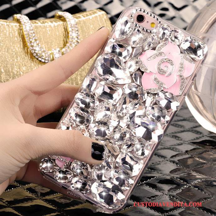 Custodia Samsung Galaxy A8 Protezione Di Personalità Bello, Cover Samsung Galaxy A8 Strass Anti-caduta Sottile