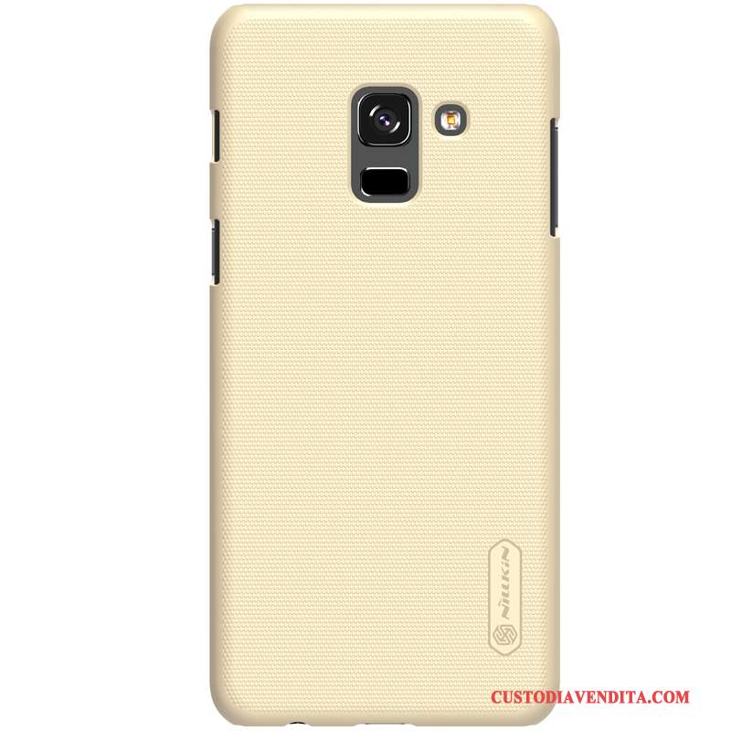 Custodia Samsung Galaxy A8+ Protezione Oro Macchiati, Cover Samsung Galaxy A8+ Telefono