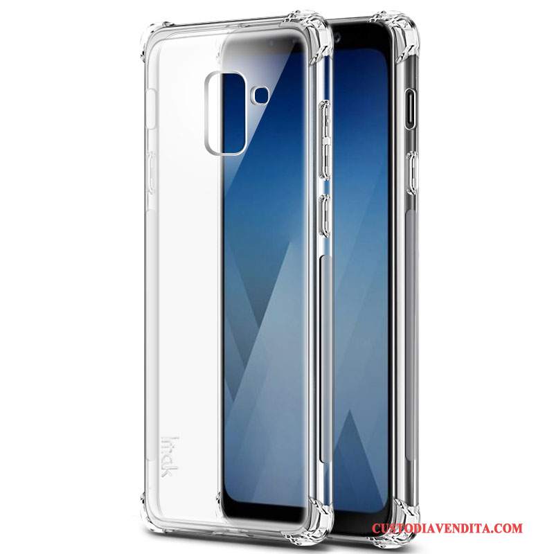 Custodia Samsung Galaxy A8+ Silicone Anti-cadutatelefono, Cover Samsung Galaxy A8+ Protezione Morbido Tutto Incluso