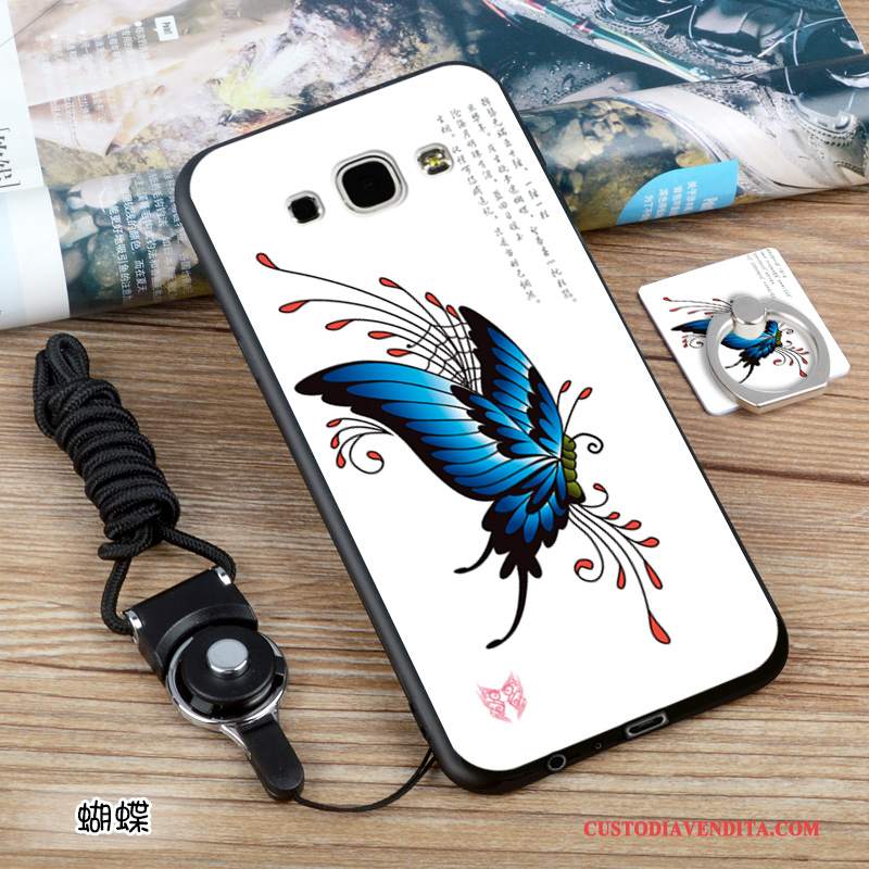 Custodia Samsung Galaxy A8 Silicone Nerotelefono, Cover Samsung Galaxy A8 Protezione Europa Morbido