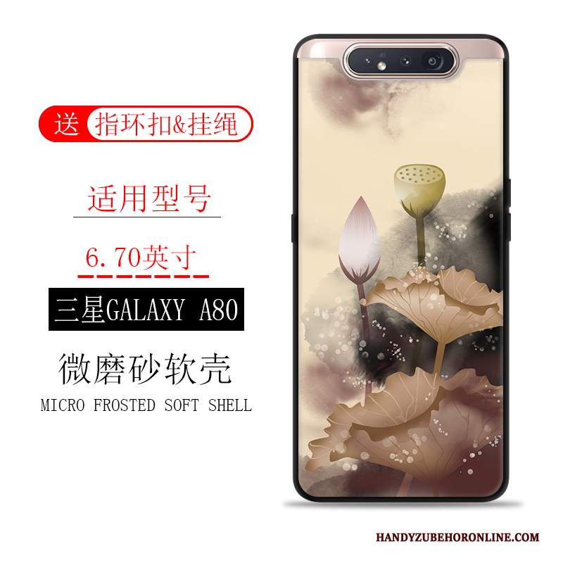 Custodia Samsung Galaxy A80 Macchiati Inchiostro, Cover Samsung Galaxy A80 Scenario Tutto Incluso