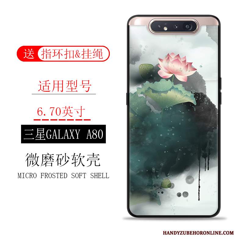 Custodia Samsung Galaxy A80 Macchiati Inchiostro, Cover Samsung Galaxy A80 Scenario Tutto Incluso