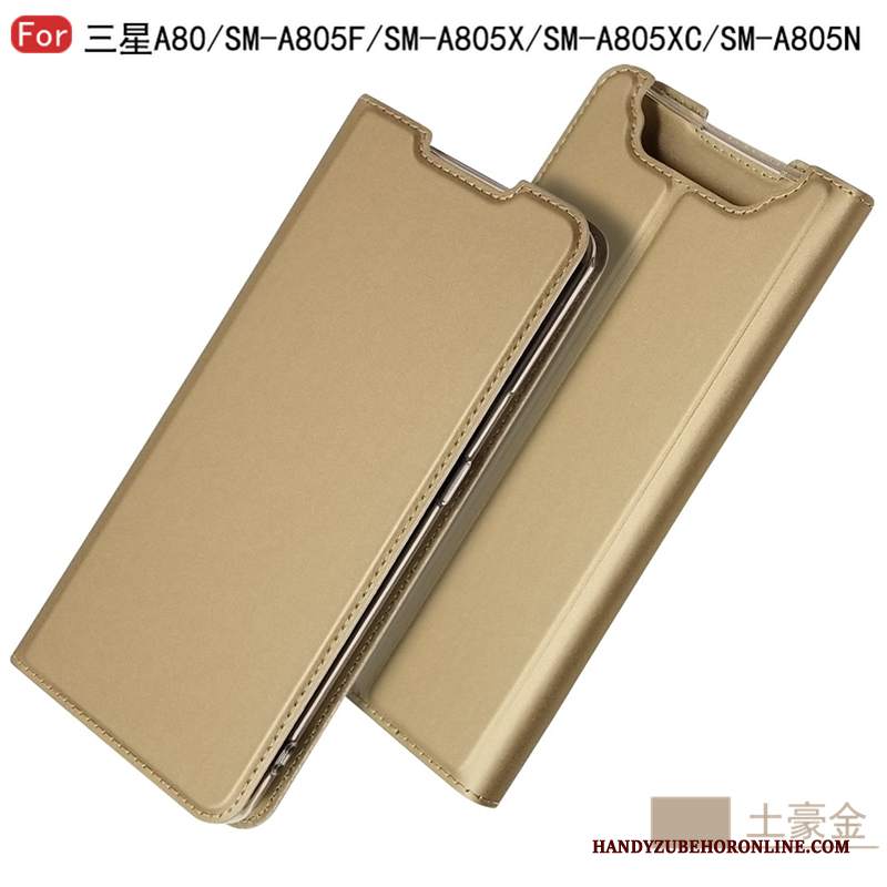 Custodia Samsung Galaxy A80 Pelle Carta Supporto, Cover Samsung Galaxy A80 Folio Di Personalità Modello