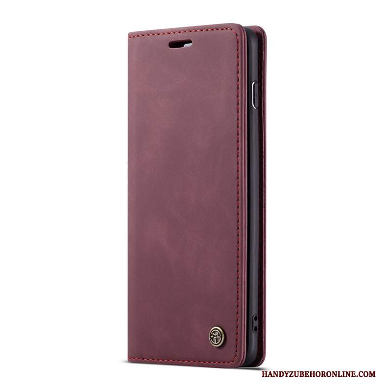 Custodia Samsung Galaxy A80 Pelle Vino Rossotelefono, Cover Samsung Galaxy A80 Protezione