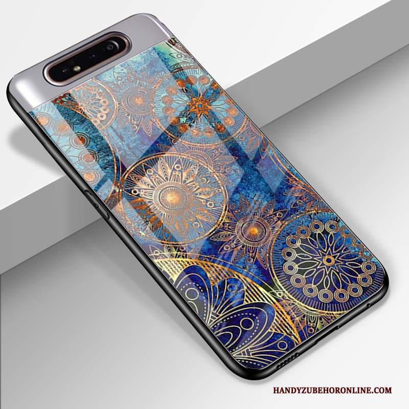 Custodia Samsung Galaxy A80 Protezione Anti-caduta Vetro, Cover Samsung Galaxy A80 Cartone Animato Tendenzatelefono