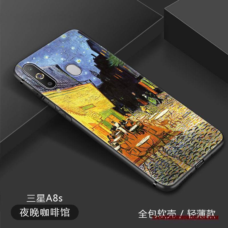 Custodia Samsung Galaxy A8s Arte Notte, Cover Samsung Galaxy A8s Elegante Semplici