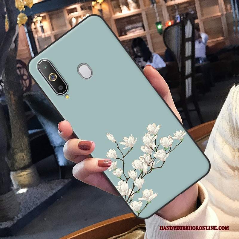 Custodia Samsung Galaxy A8s Cartone Animato Biancotelefono, Cover Samsung Galaxy A8s Silicone Morbido Ornamenti Appesi