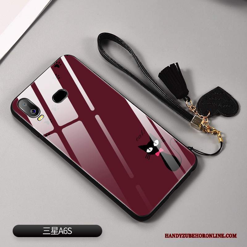 Custodia Samsung Galaxy A8s Cartone Animato Net Red Vento, Cover Samsung Galaxy A8s Creativo Tendenza Anti-caduta