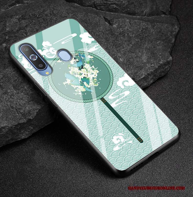 Custodia Samsung Galaxy A8s Cartone Animato Semplicitelefono, Cover Samsung Galaxy A8s Protezione Vetro Bello