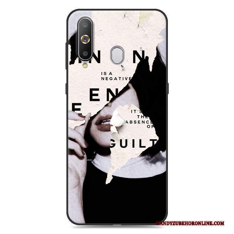 Custodia Samsung Galaxy A8s Cartone Animato Tendenza Giallo, Cover Samsung Galaxy A8s Silicone Tutto Incluso Morbido