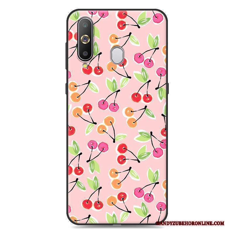 Custodia Samsung Galaxy A8s Cartone Animato Tendenza Giallo, Cover Samsung Galaxy A8s Silicone Tutto Incluso Morbido