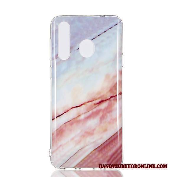 Custodia Samsung Galaxy A8s Cartone Animato Tendenza Porpora, Cover Samsung Galaxy A8s Protezione Ornamenti Appesi Grande