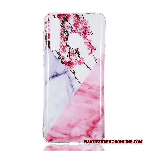 Custodia Samsung Galaxy A8s Cartone Animato Tendenza Porpora, Cover Samsung Galaxy A8s Protezione Ornamenti Appesi Grande